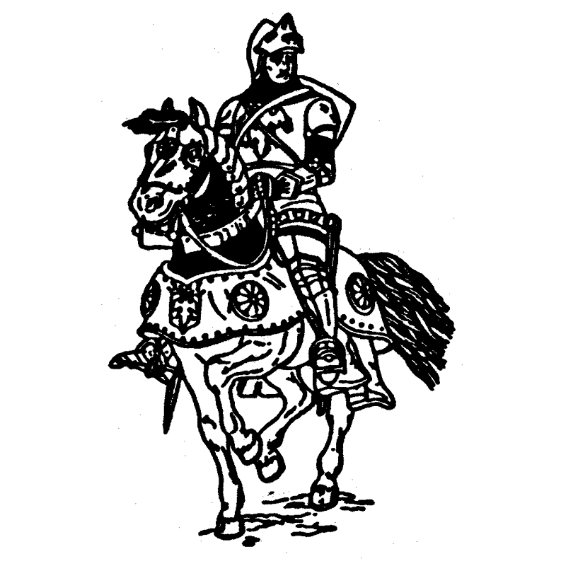 Knight and horse artwork